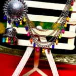 Earings Silver With Mangtika Set Earing For Women