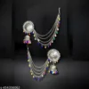Earings Silver With Mangtika Set Earing For Women